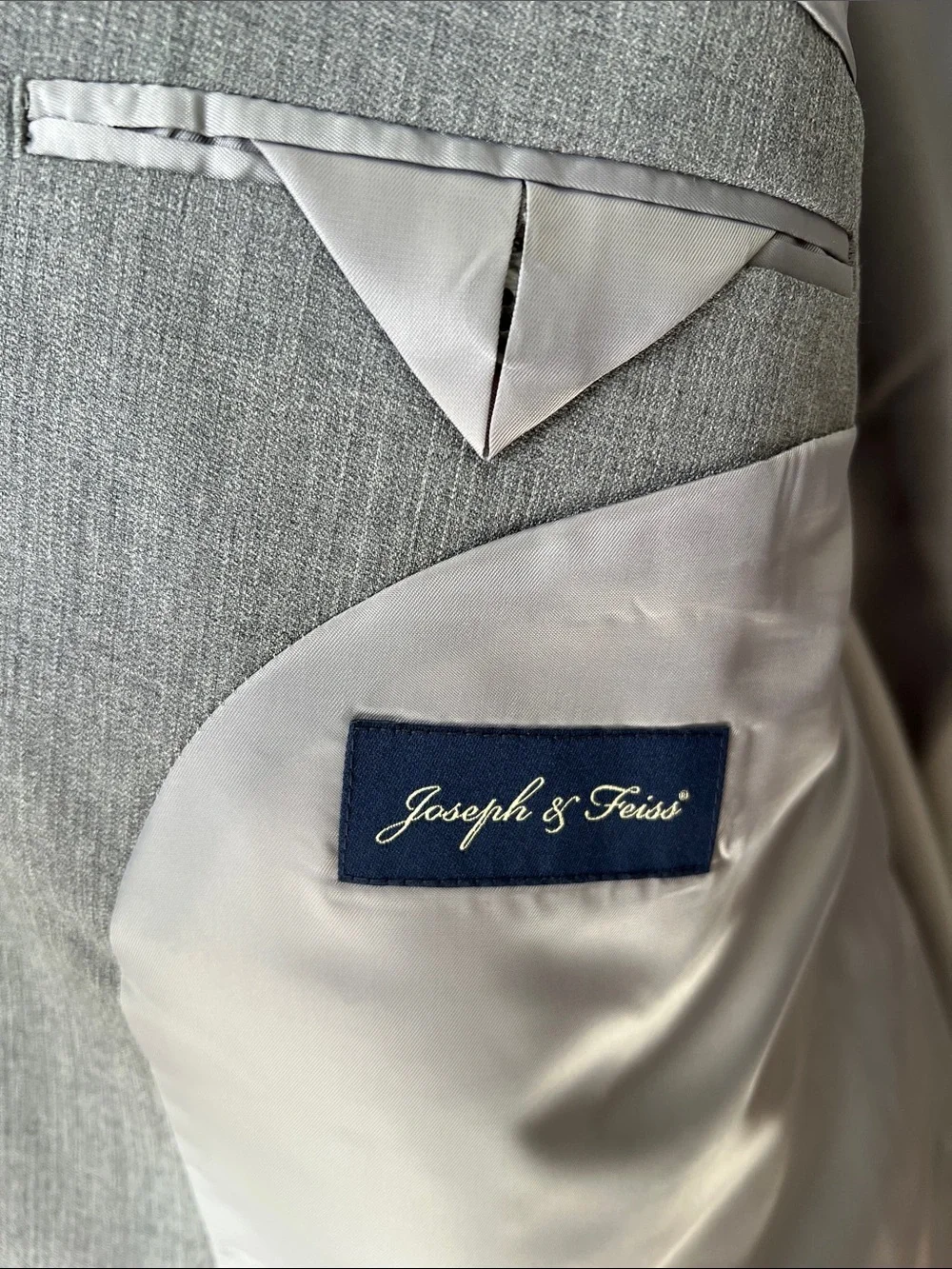 Wool blend Light Gray Blazer
